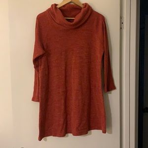 Super cute sweater dress!